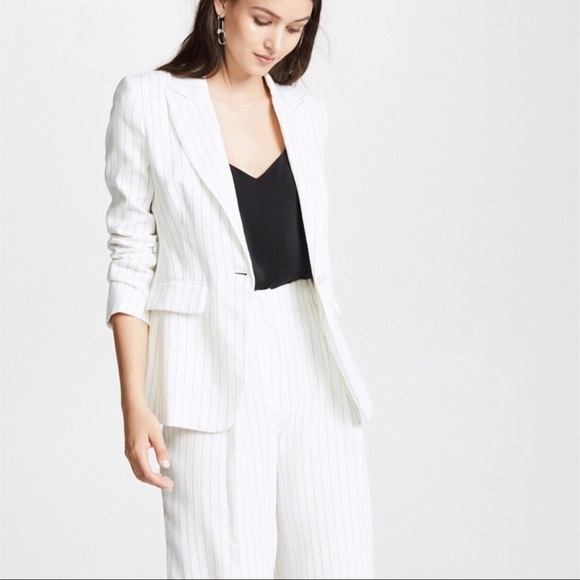 Rachel Zoe Jackets & Blazers - Rachel Zoe White Pinstripe Blazer